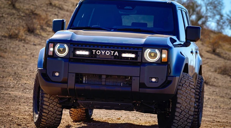 Dodatkowe oświetlenie Toyota Land Cruiser 250 – Lazer ma adaptery