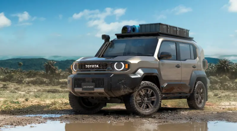 Toyota Land Cruiser FJ 2026 – powrót do korzeni. Nowy, kompaktowy wojownik terenowy od Toyoty!
