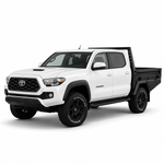 AluBlack Platforma ładunkowa z opuszczanymi burtami do Toyota Tacoma 2024+ (4. generacja) z podwójną kabiną