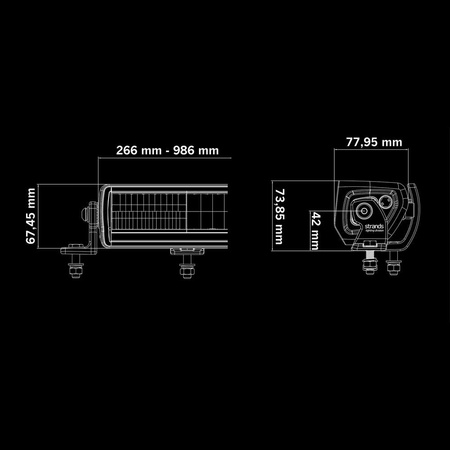 Listwa świetlna LED Strands Skylord EXP 20"
