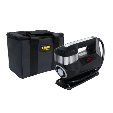 Kompresor samochodowy T-MAX Storm Pump 190 l/min 12 V – automatyczne pompowanie