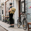 Hybrydowa sakwa rowerowa i plecak Thule Paramount 26L - brązowa nutria