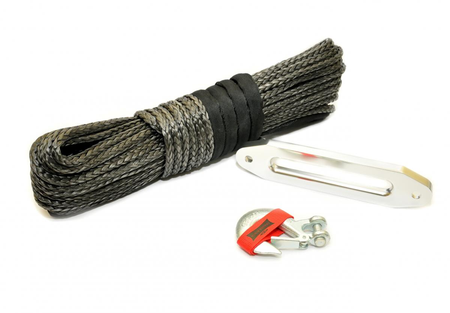 Zestaw lina syntetyczna Dragon Winch ATV 15 m 5,5 mm 2041 kg