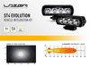 Zestaw lamp LED do grilla Lazer Lamps 2 × ST4 Evolution — Mercedes Vito 2020–2023