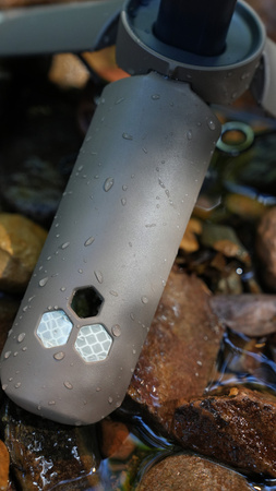 Teleskopowa lampa kempingowa LED OuTask TD-1 500 lm – brązowa (Tactical Earth)