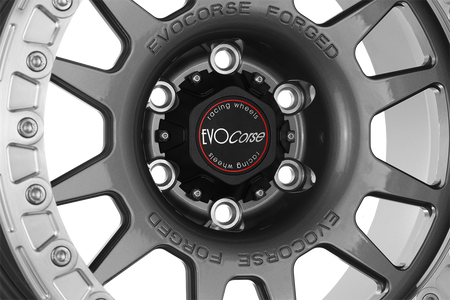 Felga aluminiowa Evo Corse Dakar BL Forged 9x17" do off-roadu i rajdów terenowych - antracytowa - Toyota