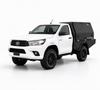 AluBlack Platforma ładunkowa z zabudową 3/4 do Toyota Hilux 2016+ z pojedynczą kabiną