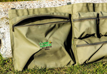Organizer na oparcie siedzenia Camp Cover Seat Storage — Double — kolor khaki