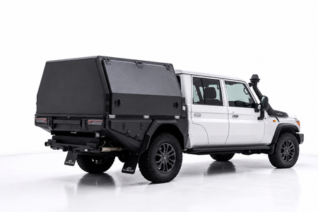 AluBlack Platforma ładunkowa z zabudową do Toyota Land Cruiser 79 z podwójną kabiną