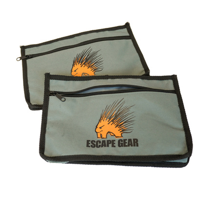 Organizer na konsolę środkową Escape Gear – dwie torby, szary
