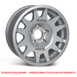 Felga aluminiowa Evo Corse DakarZero 7x16" do off-roadu i rajdów terenowych - srebrna - Toyota
