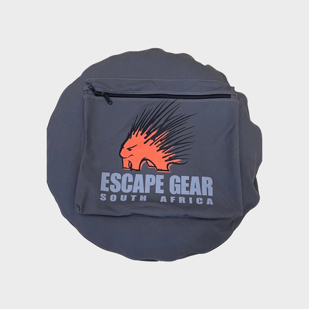 Pokrowiec na koło zapasowe Escape Gear 28 cali z torbą – szary