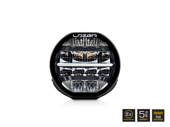 Okrągła lampa LED Lazer Lamps Sentinel 7″ Standard — czarna