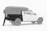 AluBlack Platforma ładunkowa ze skrzyniami do przechowywania do Isuzu D-Max 2023+ z podwójną kabiną, zestaw do Alu-Cab ModCAP
