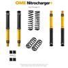 Zestaw zawieszenia OME Nitrocharger+ – Jeep Wrangler JL 4-drzwiowy 3.6 V6, 50 mm, przód z cięższym osprzętem, stałe 150 kg z tyłu, mocniejsze tłumienie tyłu