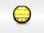 Okrągła lampa LED Lazer Lamps Sentinel 7″ Elite Gen2 — żółta soczewka, ze światłem pozycyjnym
