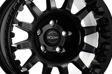 Felga aluminiowa Evo Corse Atlas NK 8x17" do off-roadu i rajdów terenowych - czarna z połyskiem - Toyota