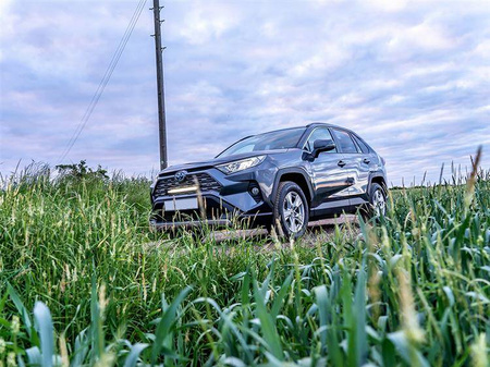 Zestaw lamp LED do grilla Lazer Lamps 1 × Linear-18 Elite Double E-Mark — Toyota RAV4 Hybrid (2019+)