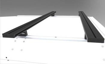 Belki nośne Alu-Cab 1450 mm – czarne, 2 szt., bez stóp