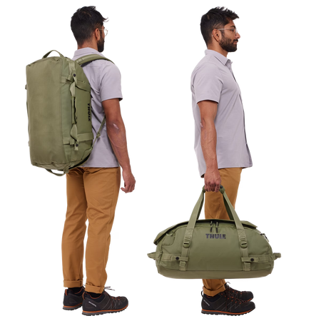 Torba podróżna Thule Chasm 40 l typu 2 w 1 – torba / plecak – oliwkowa