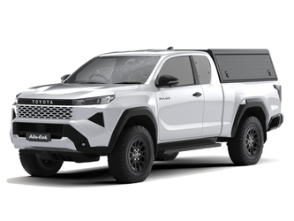 Hardtop Alu-Cab Explorer – Toyota Hilux Travo 2026+ Extra Cab, blacha ryflowana