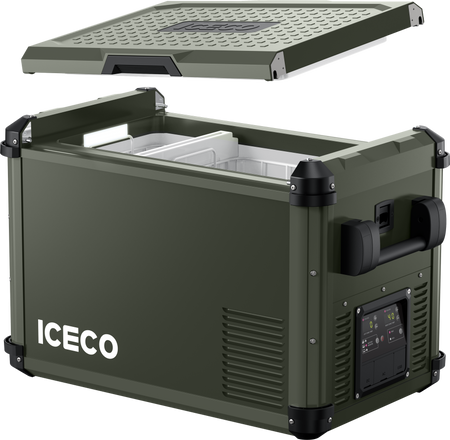 Lodówka kompresorowa ICECO VL45PROD 45 l 12/24 V Dual Zone – oliwkowa
