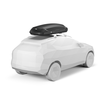 Box dachowy Thule Pulse 2 L 450 l – czarny matowy