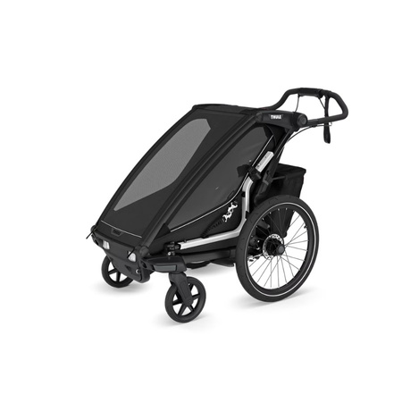 Sportowa przyczepka rowerowa dla dziecka Thule Chariot Sport 2 Single - czarna