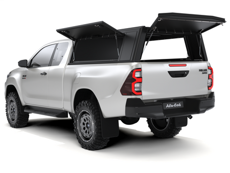 Zabudowa Alu-Cab Hardtop "Guard" Toyota Hilux Revo (2016+) Extra Cab z gładką blachą