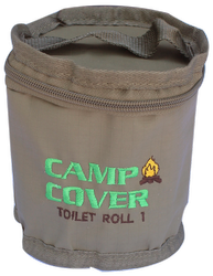 Pokrowiec na papier toaletowy Camp Cover — 1 rolka — kolor khaki