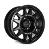 Felga aluminiowa Evo Corse DakarSuperZero 8.5x17" do off-roadu i rajdów terenowych - czarna matowa - Toyota