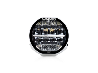 Okrągła lampa LED Lazer Lamps Sentinel 7″ Elite — biała, ze światłem pozycyjnym