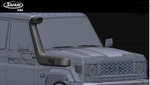 Snorkel Safari Armax Toyota Land Cruiser 76, 78, 79 (2023- )  4.5L Diesel – SS792HPVD