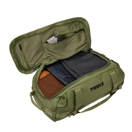 Torba podróżna Thule Chasm 40 l typu 2 w 1 – torba / plecak – oliwkowa