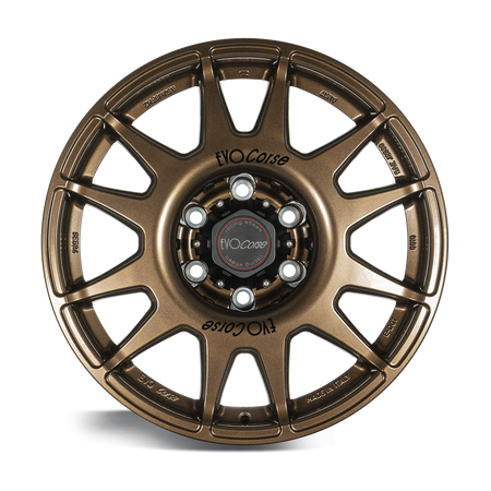 Felga aluminiowa Evo Corse DakarZero 8.5x18" do off-roadu i rajdów terenowych - brązowa z połyskiem - Lexus, Toyota