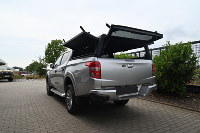 Hardtop Alu-Cab Contour – Mitsubishi L200 2016–2023 Double Cab, bez okien bocznych