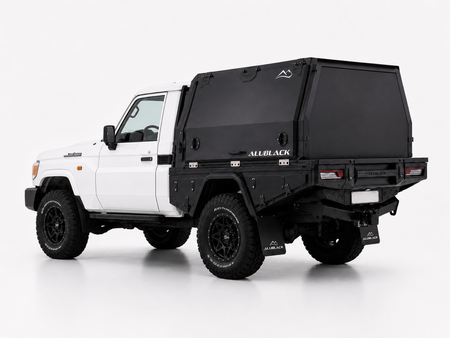 AluBlack Platforma ładunkowa z zabudową 3/4 do Toyota Land Cruiser 79 z pojedynczą kabiną