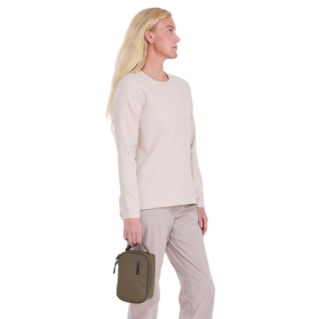 Organizer na sprzęt Thule Chasm Gear Cube S 3 l – kolor ciemny khaki