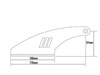 Dachowe mocowania Lazer Lamps — Ford Ranger, wysokość 57 mm