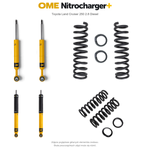 Zestaw zawieszenia OME Nitrocharger+ – Toyota Land Cruiser 250, lift 50/40 mm, średnie obciążenie tyłu