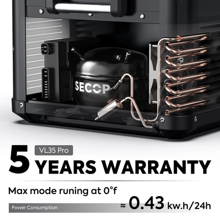 Lodówka kompresorowa ICECO VL60PROS 60 l 12/24 V – czarna