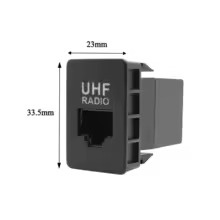 Gniazdo UHF radia samochodowego plus kabel Toyota Hilux Revo, Prado150 200, LC 79, FJ Cruiser, RAV4, Tundra, 4Runner, Suzuki Jimny