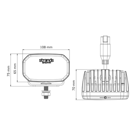 Lampa LED Strands FOR9T Light Pod 4 cale