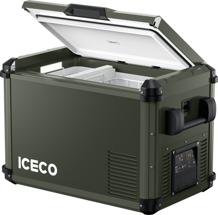 Lodówka kompresorowa ICECO VL45PROD 45 l 12/24 V Dual Zone – oliwkowa