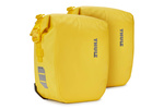Sakwy rowerowe Thule Shield 2 × 13 l – żółte