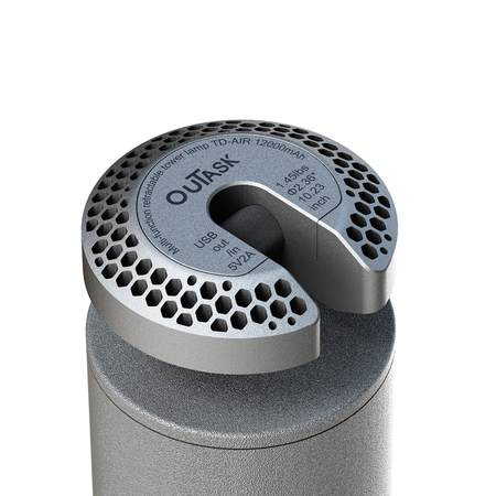 Teleskopowa lampa LED ouTask  - piaskowa