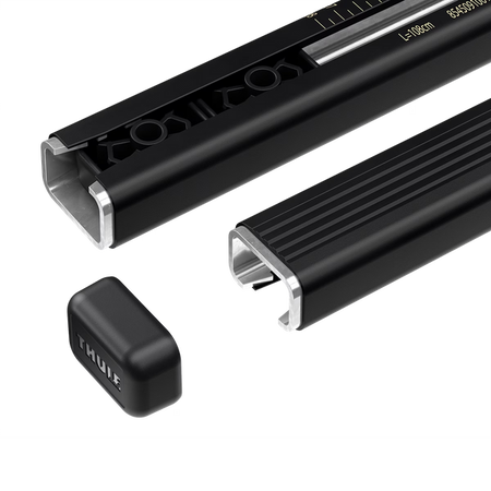 Belki dachowe Thule SquareBar Evo 127 cm – 2 szt., czarne
