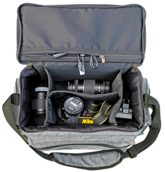 Torba fotograficzna Camp Cover Camera Bag — kolor jasnoszary
