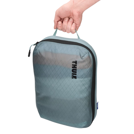 Półprzezroczysty pokrowiec Thule Compression Packing Cube - szary staw, średni