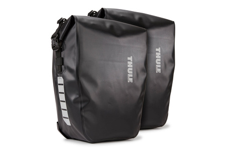 Sakwy rowerowe Thule Shield 2 × 25 l – czarne